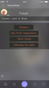 In this section users would communicate with one another by sharing stories, asking questions, and providing resources and encouragement to other volunteers. Ideally, this data would be populated and shared by other experienced volunteers. The Forum will also help in connecting volunteers with other possible volunteers thereby creating a community that learns together.